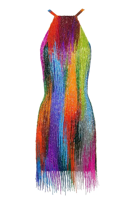 Inspired By You, Designed For You Holi Fringe Mini Dress