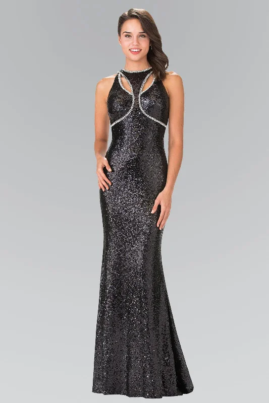 Ride The Style Wave Prom Long Formal Halter Neck Beaded Evening Dress