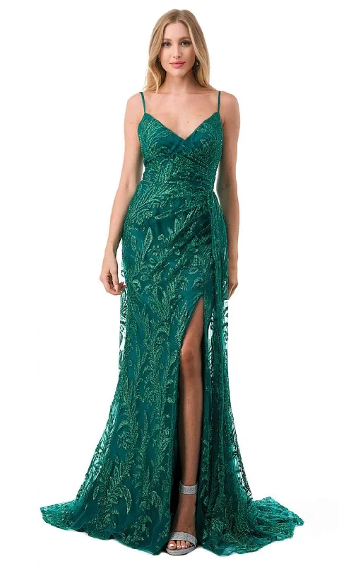 Daily Deals Aspeed Design L2785F - V-Neck Sleeveless Prom Gown