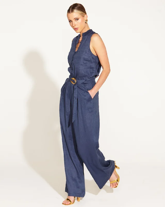 Everyday Elegance Sale Fate A Walk In The Park Fisherman Pant Navy