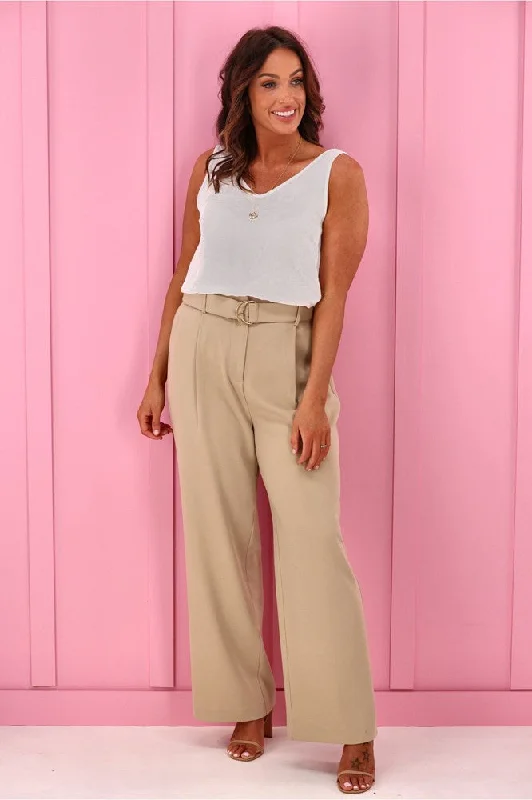 Easy Elegance Sales Jane James Sorrel Tailored Pant Stone