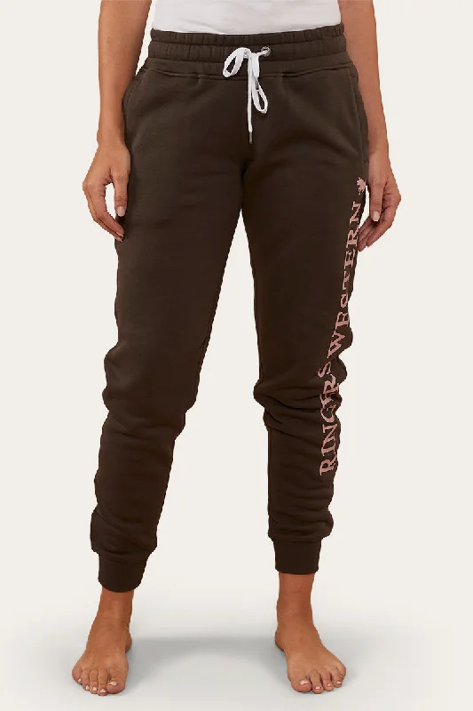 Big Savings Iluka Womens Trackpant - Charcoal/Rosey