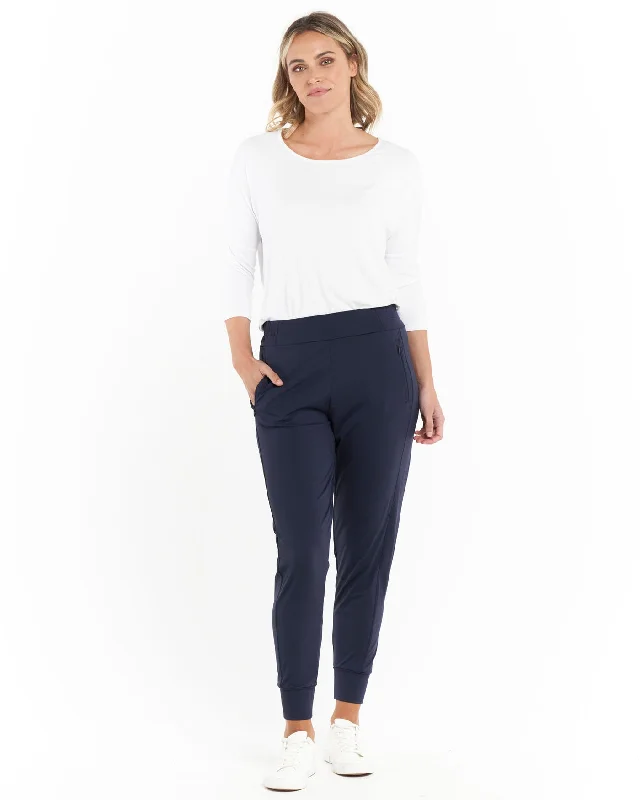 Limited Time Offers Betty Basics Hallie Hybrid Joggers Navy