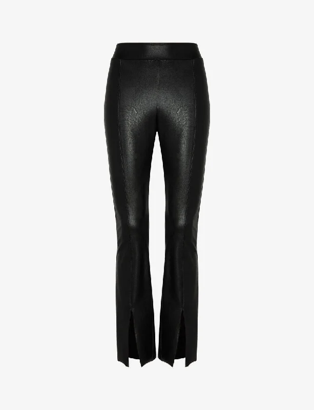 Massive Selection Sale Faux Leather Split Front Pant