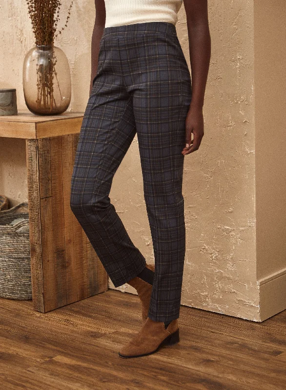 Avant-Garde Style Promotions Straight Leg Plaid Pants