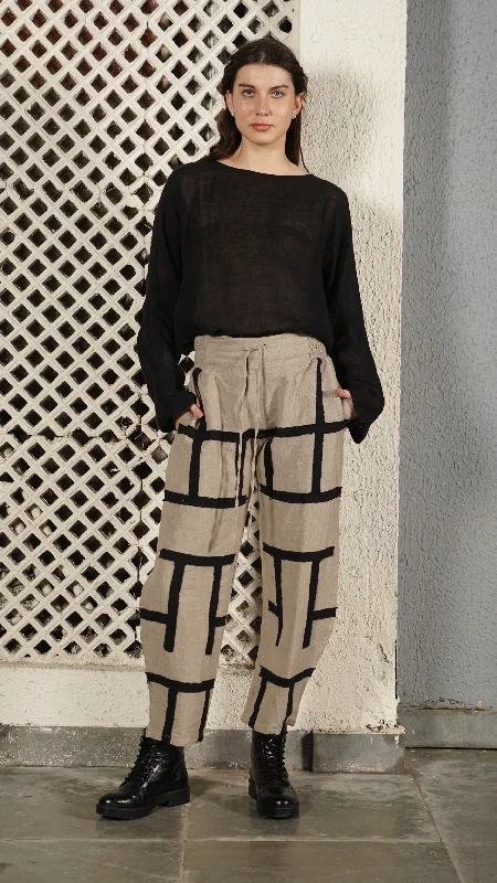 Effortless Style, Endless Impact Benton Linen Blend Pants in Latte