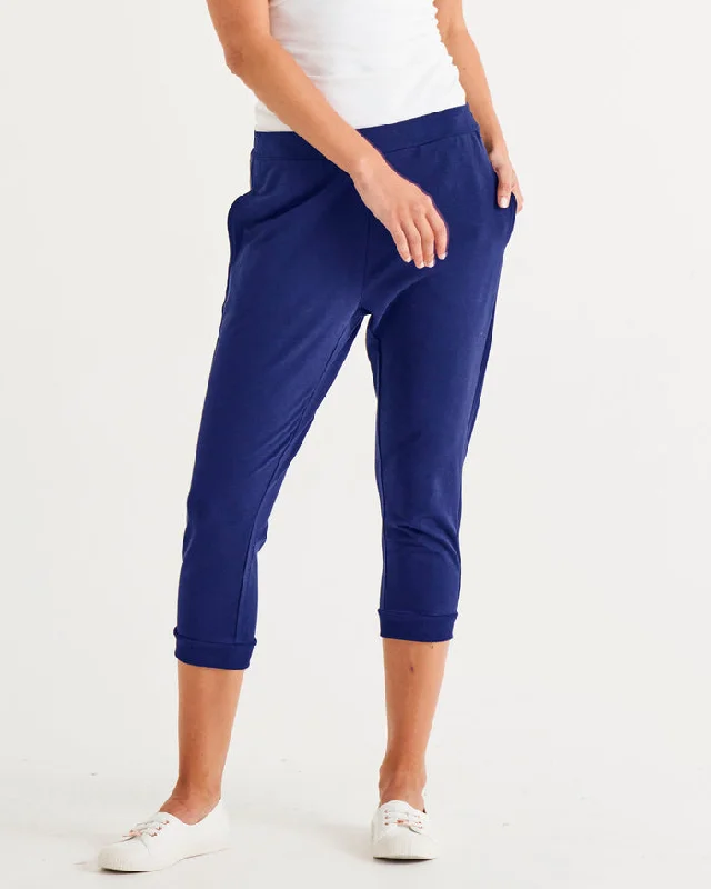 Sleek Style Discounts Betty Basics Tasha Cropped Jogger Navy