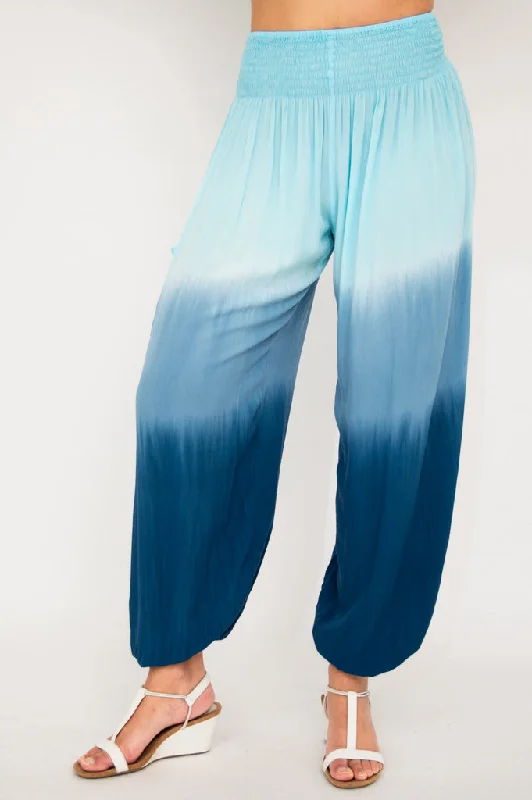 Glamorous Fashion Offers Embra Pants, Turquoise Dip-Dye