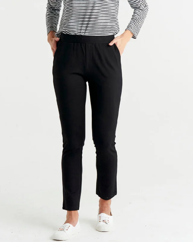 Fashionable Comfort Promotions Betty Basics Au Revoir Ponte Pant Black