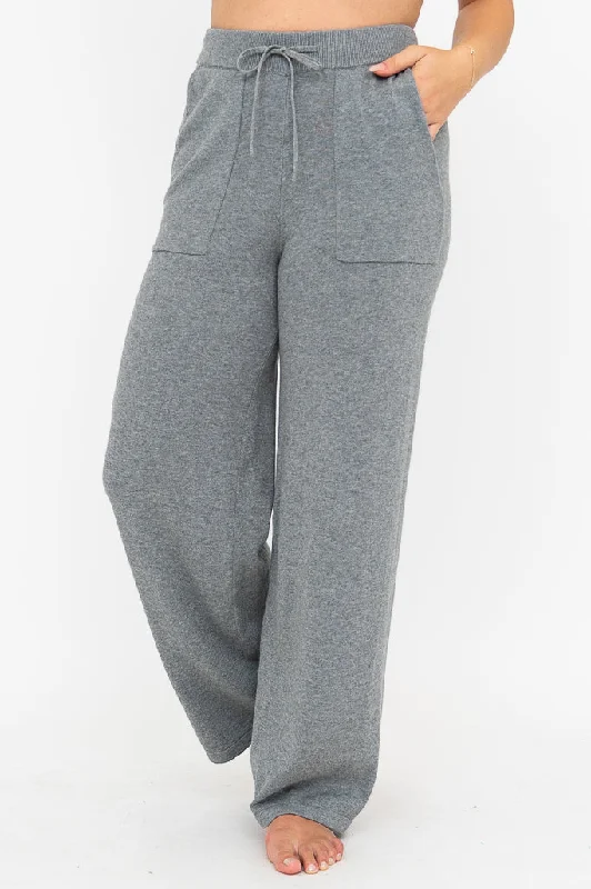 Refined Fashion Sale Polita Pant, Grey, Cotton