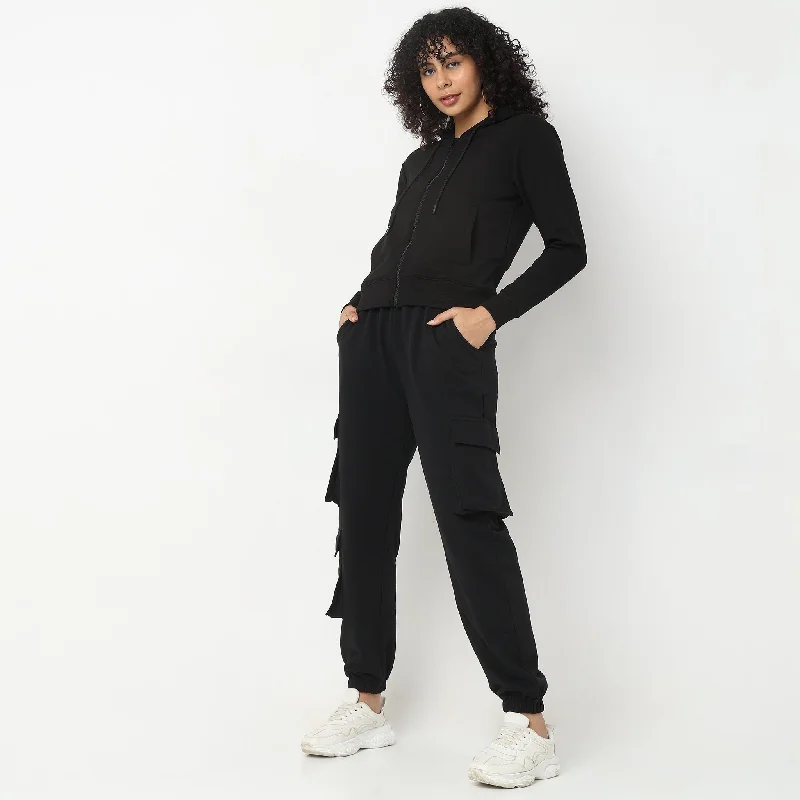 Affordable Luxury Fashion Regular Fit Solid Joggers