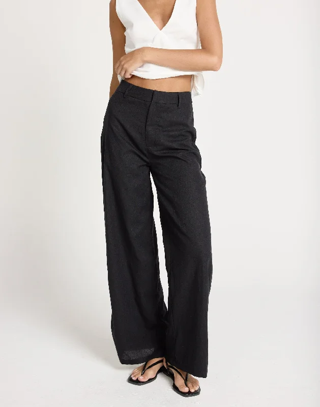 Trendy Street Style Paradise Pants (Black)