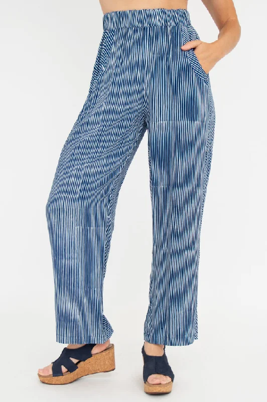 Fashion Sale Timo Pant, Indigo Stripe