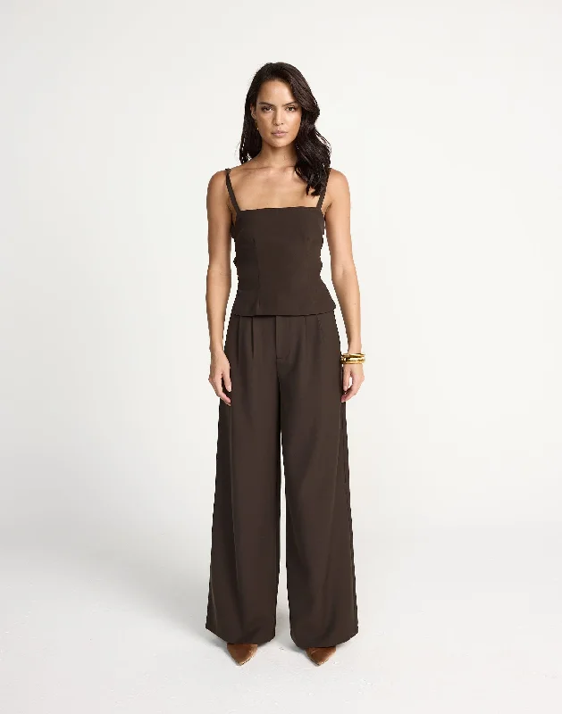 End-Of-Season Clearance Bethany Pants (Chocolate)