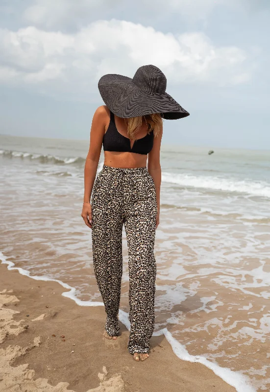 Summer Fashion Pantalon Clarou - léopard