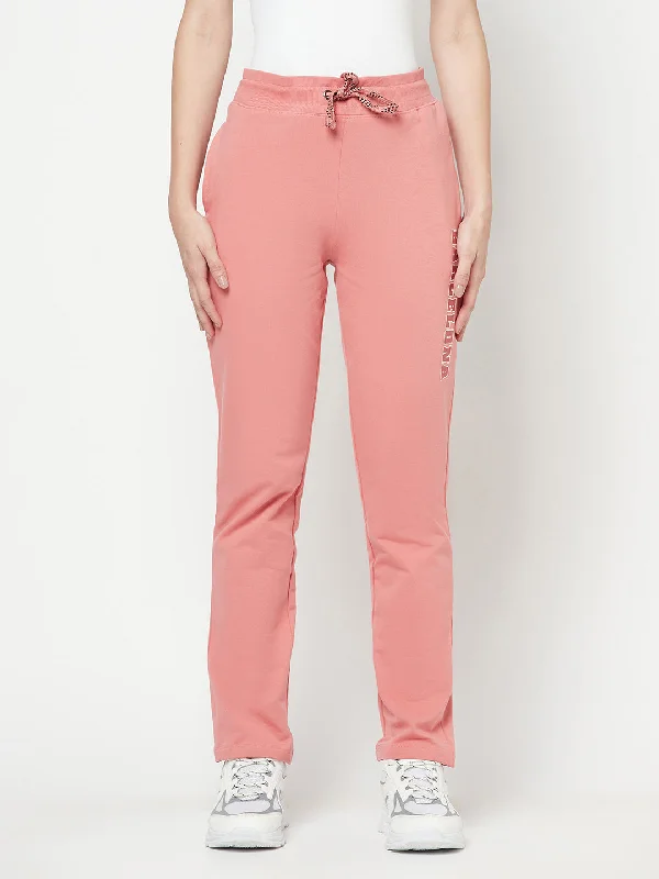 Low Price Special Women's Casual  Coral Full length Mid rise Track Pants