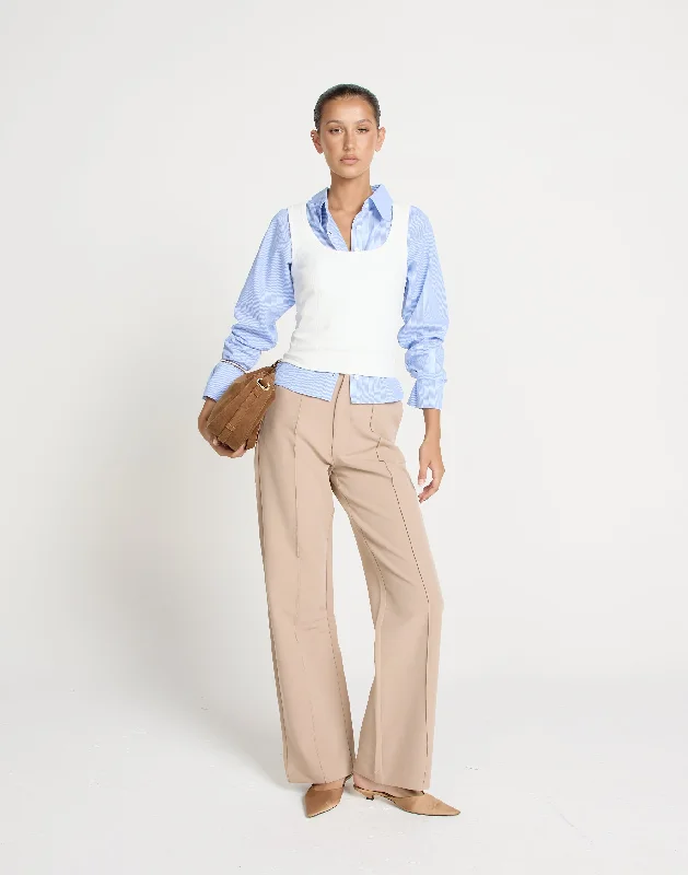 Seasonal Trends Colden Pants (Beige)