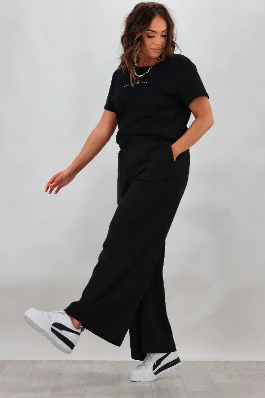 Flirty Fashion Discounts Shine On Label Oscar Linen Blend Wide Leg Pant