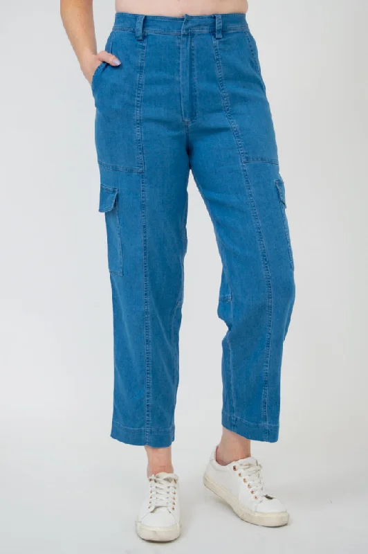 Hot Sale Sharon Pant, Tencel Denim