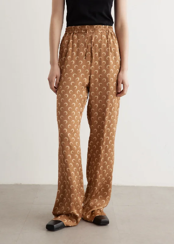 Discount Extravaganza Moon Printed Drawstring Pant