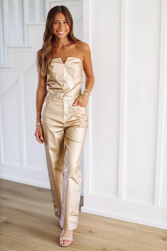 Easy Elegance Sales Gold Rush Pants - Gold