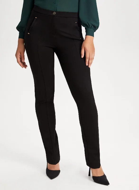 Comfortable Chic Signature Fit Straight Leg Pants