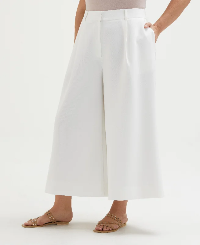 Fashion Deal Plus Size Wide Culotte Pant