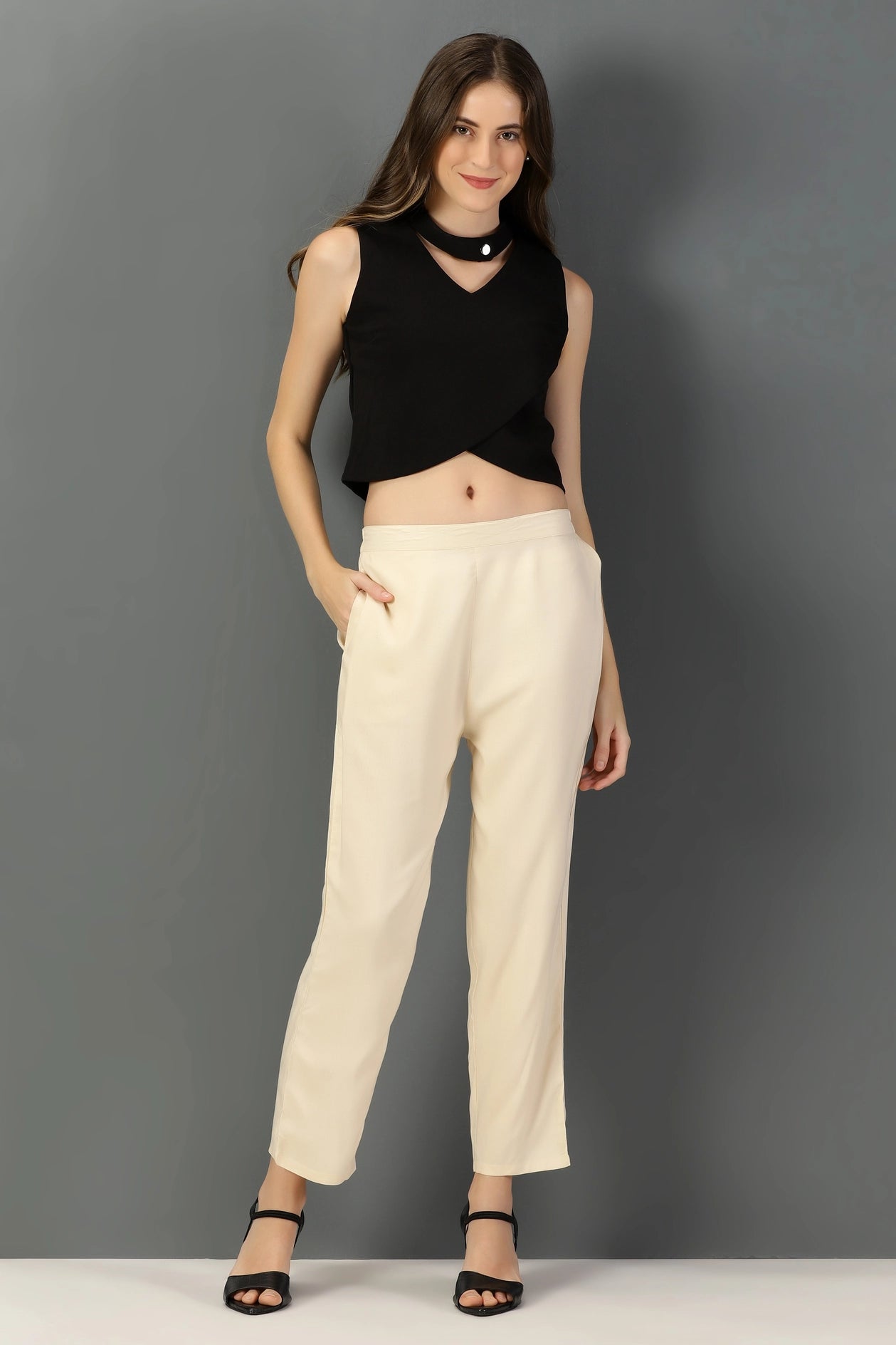 Style Breakthroughs Cream Straight Pant