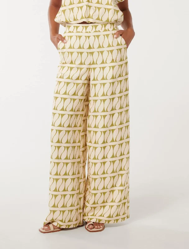 Seasonal Sale Halle Linen Wide Leg Pants