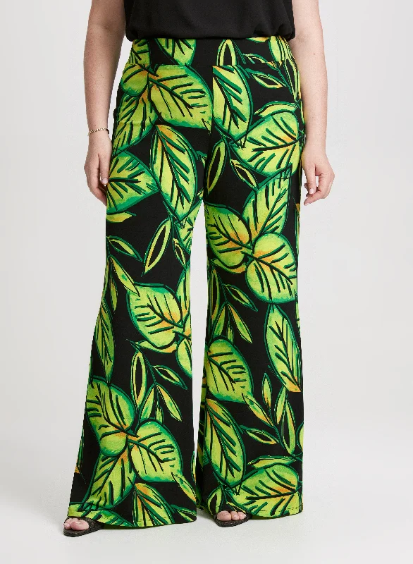 Unleash Your Fashion Joseph Ribkoff - Leaf Print Pants