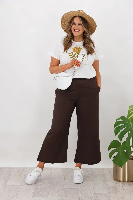 Contemporary Chic Promotions Valeria Label Homer Pant Chocolate